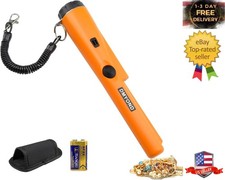Metal Detector Pinpointer - Professional Waterproof Handheld Orange