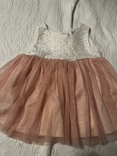 Baby party dress Size 12m Pink Tulle And Lace
