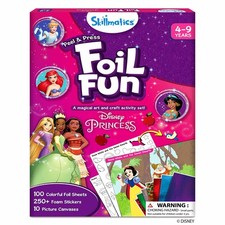 Skillmatics Foil Fun - Disney Princess, Mess-Free Art  Craft Kits for Kids, DIY