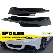 2X Auto Front Ecken Schwarz Glänzend Spoiler Frontspoiler Für BMW 3er E90 E91