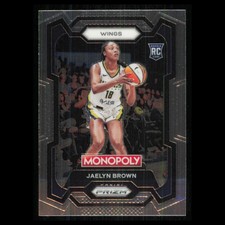 Jaelyn Brown Rookie #15 2024 Panini Prizm Monopoly WNBA Dallas Wings Basketball