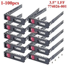 Lot 774026-001 3.5"LFF HDD Caddy Tray For HP ProLiant DL20 ML110 ML350 G10 Gen10