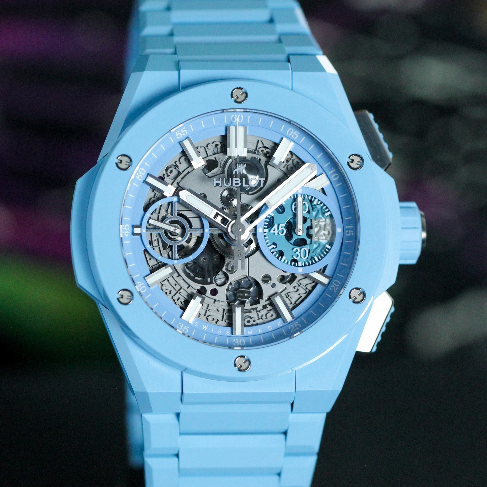 Hublot Big Bang Integral Sky Blue Ceramic 42mm 451.EX.5120.EX LE 1/250