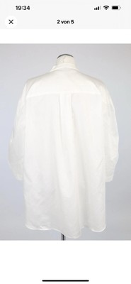 Marc Cain Damen Oberteil Gr. 40 (N4) Weiß NEU Baumwolle Oberteil Bluse Blouse