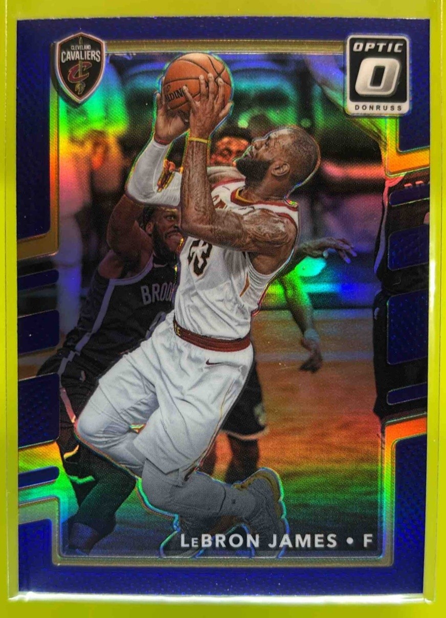 2017-18 Panini Donruss Optic LeBron James  Purple Cleveland Cavaliers #27
