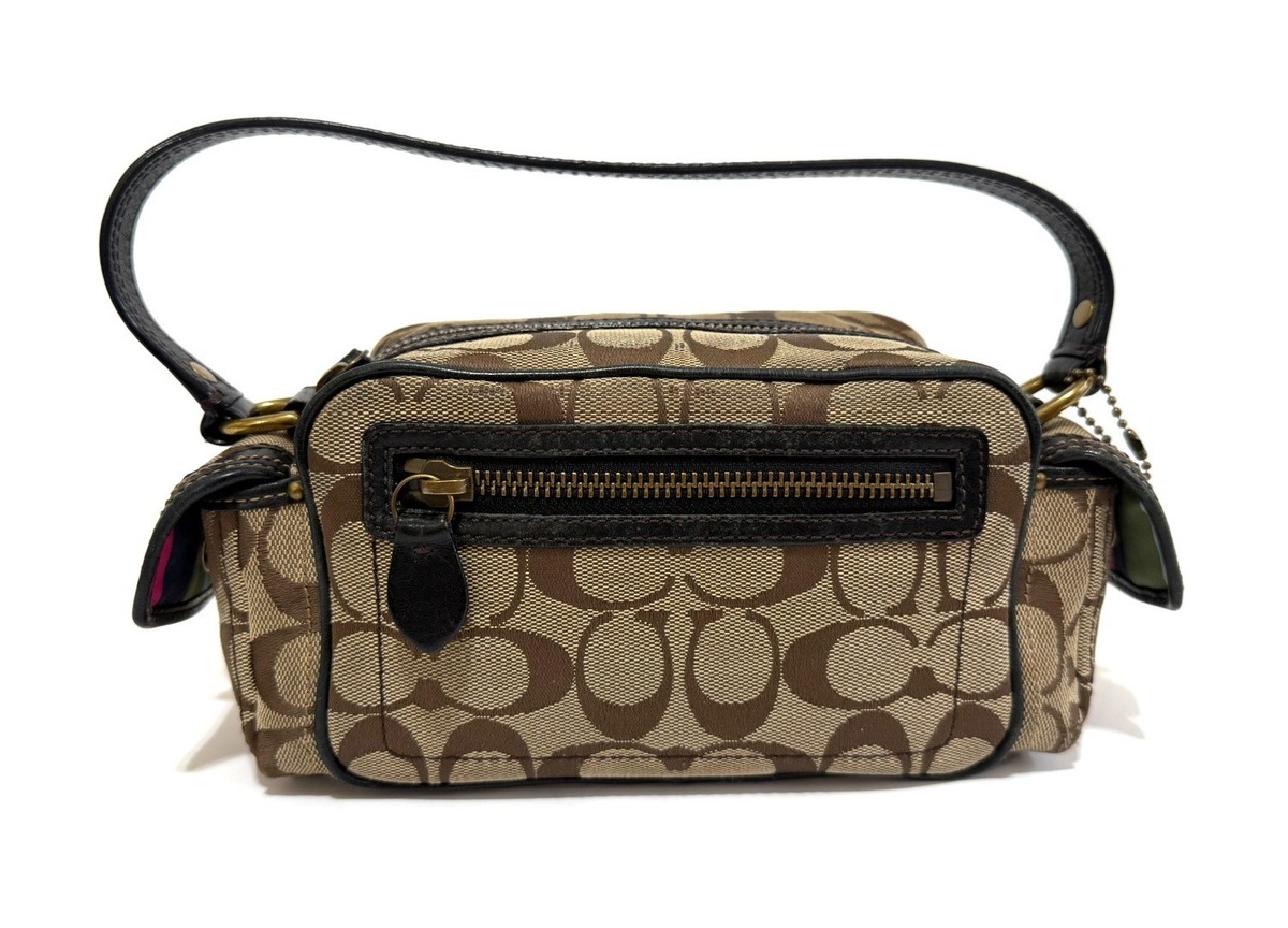 RARE COACH LTD VINTAGE SIG Y2K LEGACY TOP HANDLE POUCH BAG PURSE