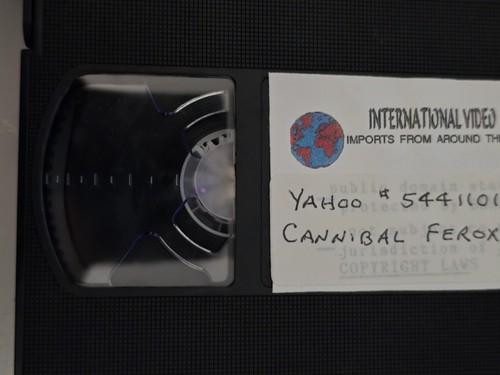 Umberto Lenzi Cannibal Ferox VHS Laserdisc Rip 1990s Bootleg Uncut Widescreen - Picture 7 of 7