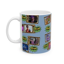 Batman TV Show Ceramic Mug 11oz, Classic TV Coffee Cup, Pop Culture