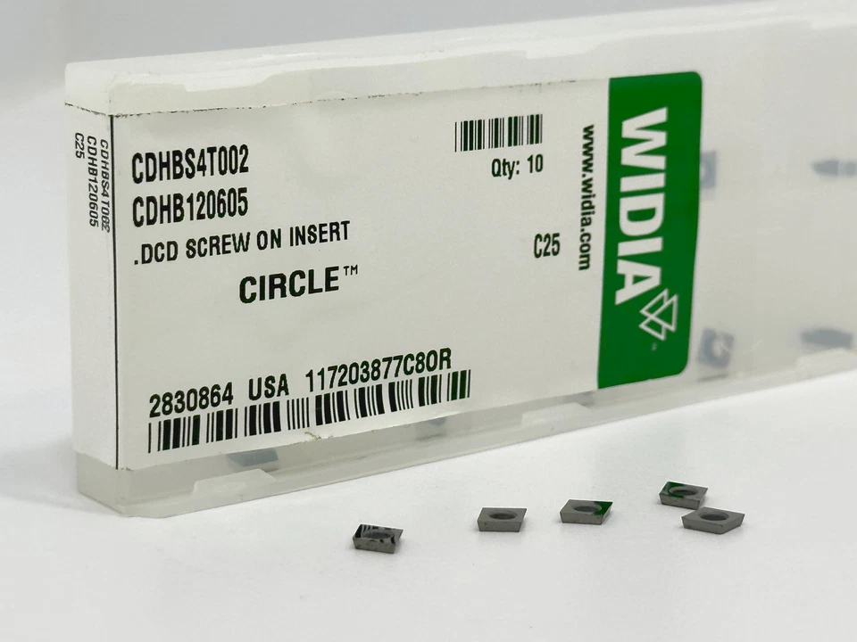 WIDIA CDHB120605 CDHBS4T002 nuevos insertos de carburo 2830864 grado C25 15 un. Foto 2 de 2