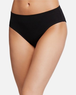 Skin Women's Black Galen High Leg Brief Panty Size XL