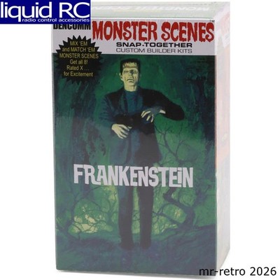 Atlantis Models D633 1/13 Monster Scenes Frankenstein Figure Plastic Model Kit