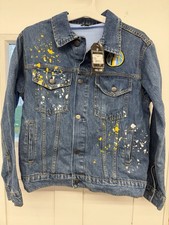 Angel Reese Chicago Sky Women’s WNBA Blue Denim Jacket Size M Brand New