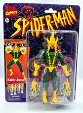 Marvel Legends Spider-Man TAS Electro Retro Card Animated Series Hasbro 2020 New