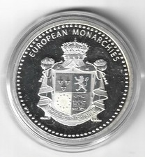 MEDAILLE / European Monarchies GB/ Cu versilbert