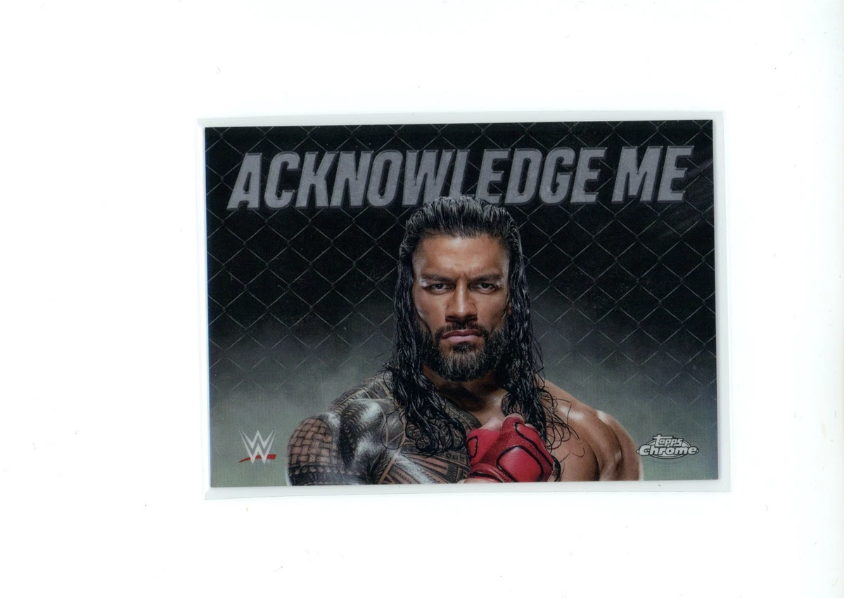 ロマンレインズ　サイン&レリックカード　44/50 TOPPS WWE Roman Reigns Trading Cards for sale | eBay