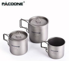 Titanium Camping Mug Cup Portable Outdoor Tra...