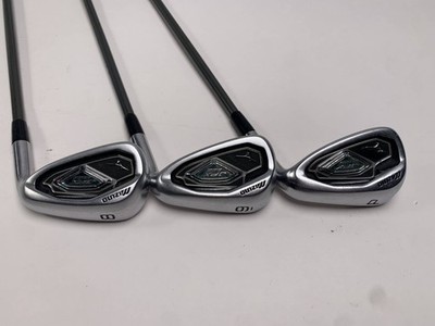 Mizuno JPX 825 Iron Set 8-PW Accra 70i Stiff Graphite Mens RH +2''