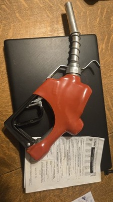 Husky New 1GS Unleaded Nozzle With 3-Notch Hold Open Clip, Full Grip Guard