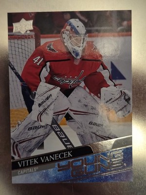 2020-21 Upper Deck UD Young Guns YG Vitek Vanecek Rookie Card RC #211 Capitals
