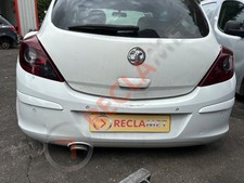 VAUXHALL CORSA D 2006-2014 S07 Complete Rear Bumper 4xPDC in White 10U 13242159