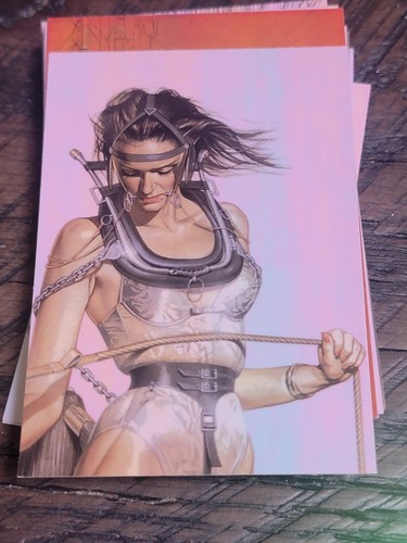 Sorayama Silver & Satin -1997 Fantasy Art, Chrome Collector Cards -Complete Set - Picture 3 of 8