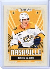 2025-26 O-Pee-Chee Justin Barron OPC Retro #93 - Nashville Predators