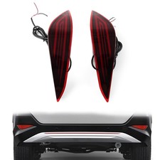 LED Rear Bumper DRL Tail Brake Stop Lamp For Toyota Rush 2018-2020 Red