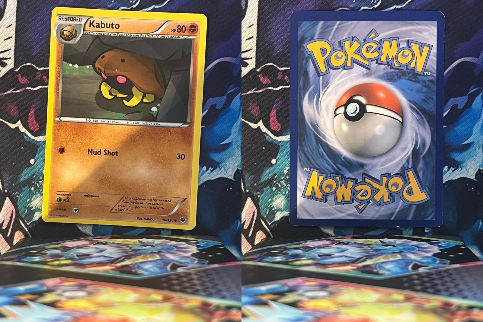 Kabuto 38/124 Uncommon Fates Collide Pokemon LP