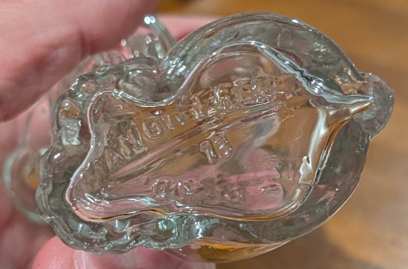 Manon Freres Puppy Dog Figural Empty Glass Perfume Bottle, France