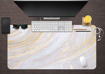 3D Curved Marble 47 Texture Non-slip Office Desk Mouse Mat