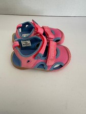OshKosh Bgosh Zap-G Toddler Girl Sandals Size 6 Pink/Blue Water Shoes Fisherman