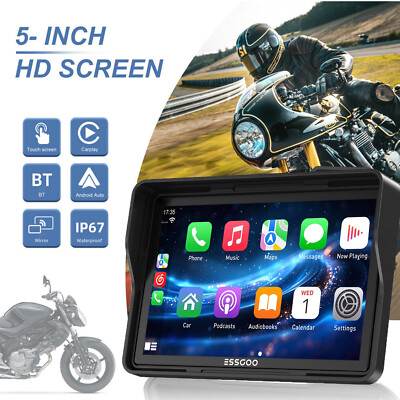 5 ''Motorrad GPS Navigator Motorrad Carplay Navigation Wasserdicht Touchscreen