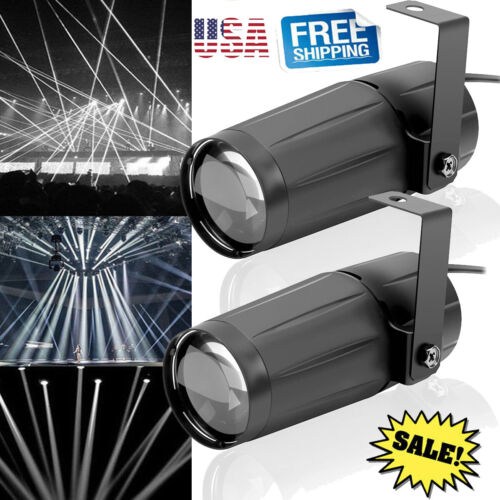 30W Spotlight Beam Pinspot Light LED Stage Lighting White KTV Disco dj Lights US - Picture 14 of 18