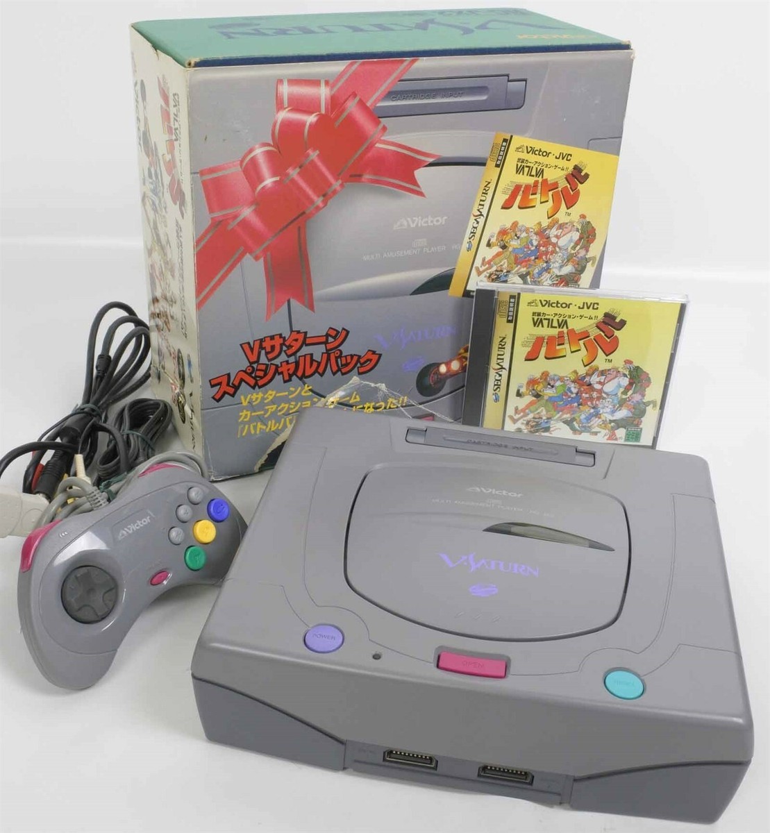 【ジャンク】V Saturn Victor V Saturn Special Pack Limited Console System Boxed VATLVA