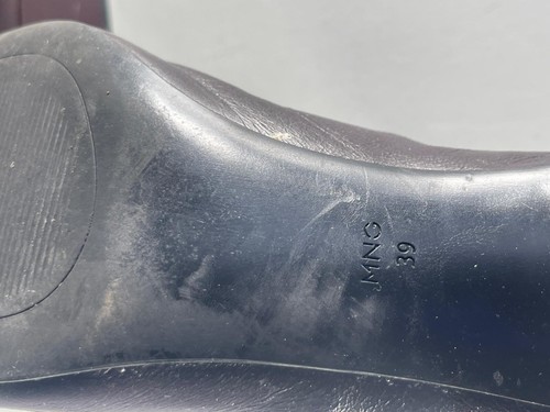 MNG Damenschuhe Größe 6/39 gebraucht Magenta Kunstleder Reißverschluss hinten Stiefeletten -B94 - Bild 6 von 7