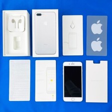 Apple iPhone 7 Plus - 128 GB - Silver A1785 MN6G2J/A Tested Working Used From JP