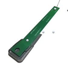 Golf Putting Matt with Ball Return Portbale Indoor Putting Green Trainning Aids
