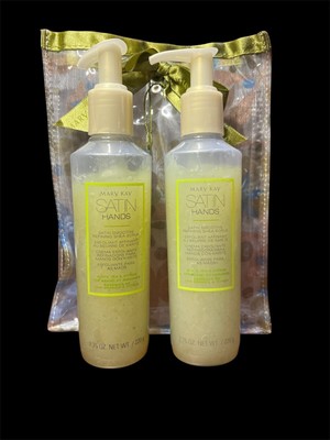 Mary Kay Satin Hands White Tea & Citrus Smoothie Shea Scrub Cleanser - Lot of 2
