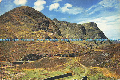 D190379 Glencoe. Die drei Schwestern. Zeigt die alten und neuen Straßen. J. Arthur Dix