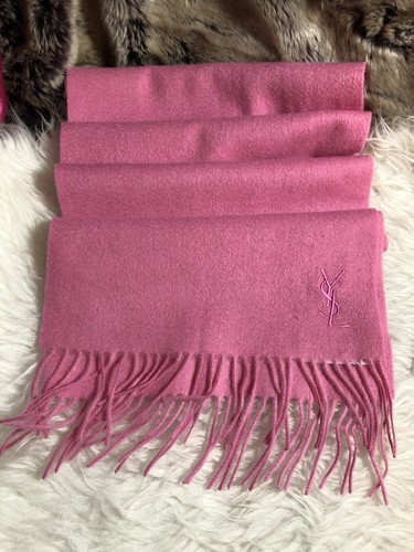 NWT Yves Saint Laurent YSL Logo Wool 