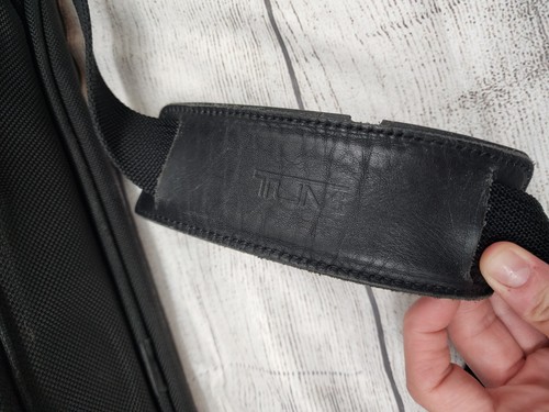 Tumi Borsa Valigetta Messenger Nera 20" Nylon Balistico Tracolla Notte - Foto 4 di 11