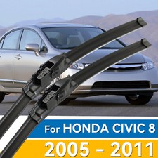 26" 23" For Honda Civic MK8 2005-2011 UK Front Windscreen Wiper Blades Set 2Pcs