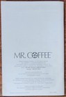 Used User Manual for Mr. Coffee Coffeemaker FT Series (PN 115652) — photo 6
