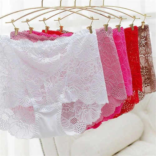 Damen-Spitzenhöschen nahtlos sexy Unterwäsche hohe Taille Schlüpfer Dessous weiblich USA - Bild 2 von 32