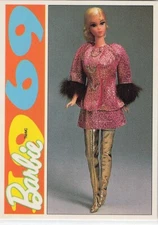 1991 Action/Panini Another First For Barbie 1969 #49 Golden Groove Barbie
