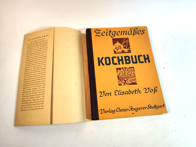 Kochbuch Rezept Buch Elisabeth Voß 1948 Küche Wildfleisch Einkochen Hausfrau