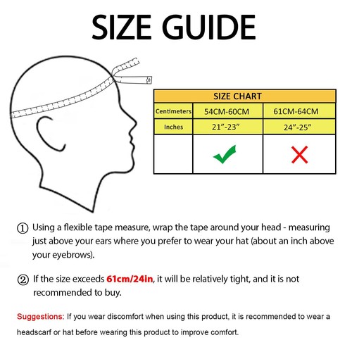 Regenschirm Hut 25 Zoll Freisprech Schirmkappe für Erwachsene und Kinder Angeln Golf... - Bild 4 von 8