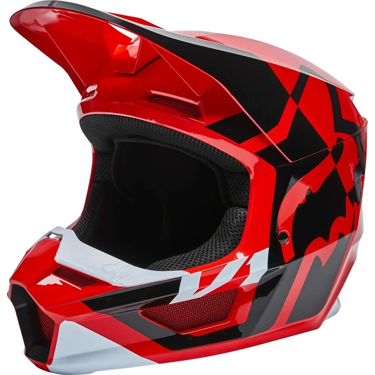 Fox Racing Youth V1 Lux Dirt Bike MX SXS ATV MTB Helmet Youth