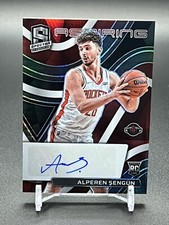 2021-22 Panini Spectra Alperen Sengun Asia Aspiring AA-ASG Rookie Auto Rockets