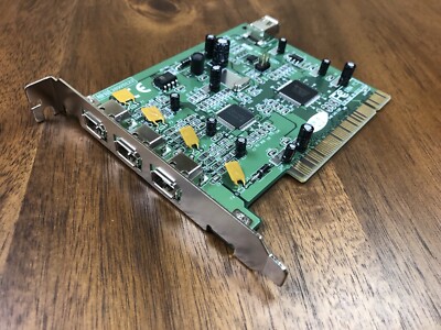 4-Port PCI FireWire Adapter Card 3xEX 1xINT IEEE-1394